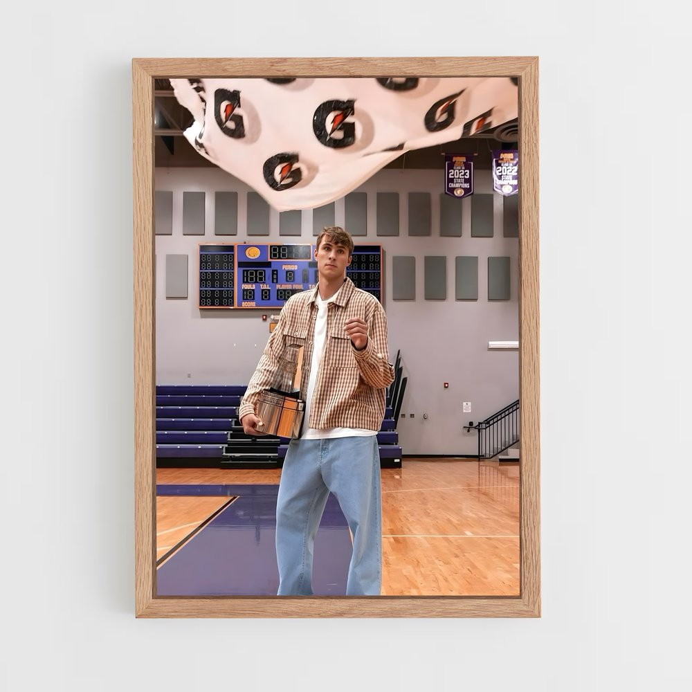 Poster Hoops & Style – affiche Basketball (vue 4)